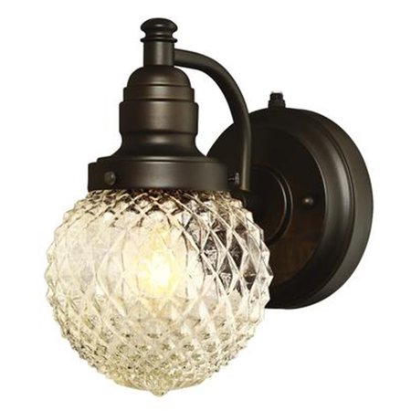 BRILLIANTBULB One - Light Outdoor Wall Fixture with Dusk to Dawn Sensor BR2689969